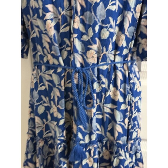 Faherty Mini Dress Women’s Size Small Floral BLUE  NWT $188 - Picture 2 of 16